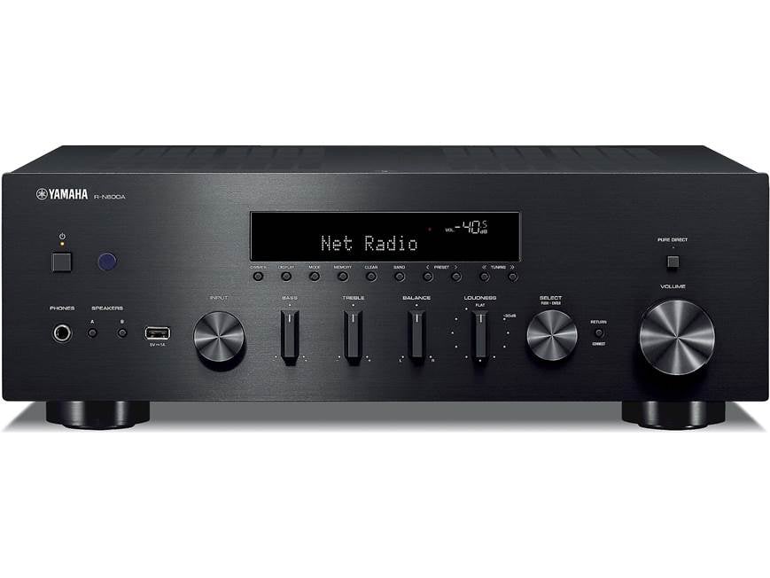 Yamaha R-N600A (Black) Stereo receiver with Wi-Fi, Bluetooth, and