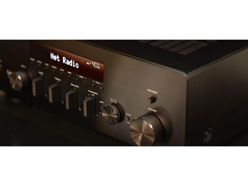 Yamaha R-N600A (Black) Stereo receiver with Wi-Fi, Bluetooth, and