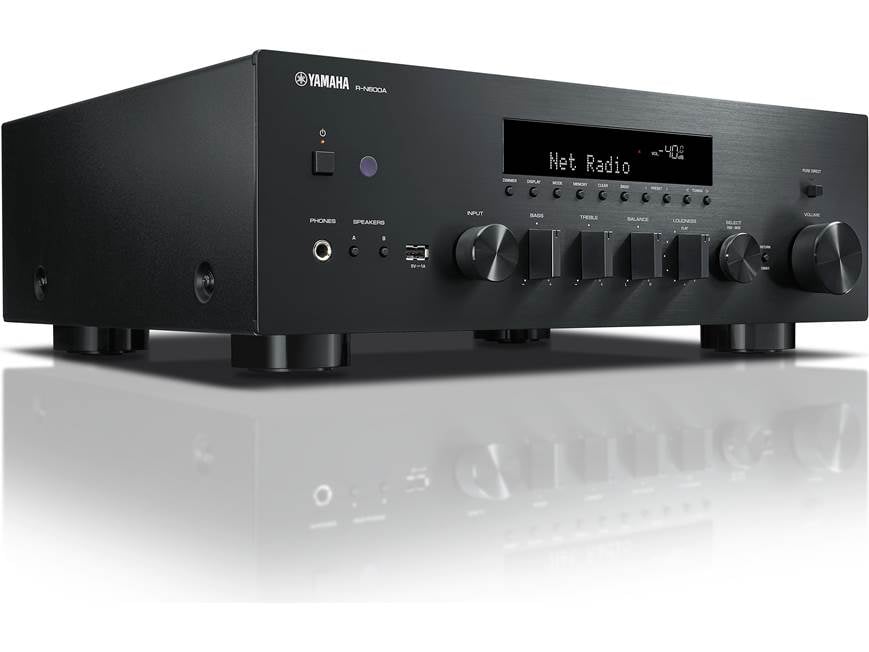 Yamaha R-N600A (Black) Stereo receiver with Wi-Fi, Bluetooth, and