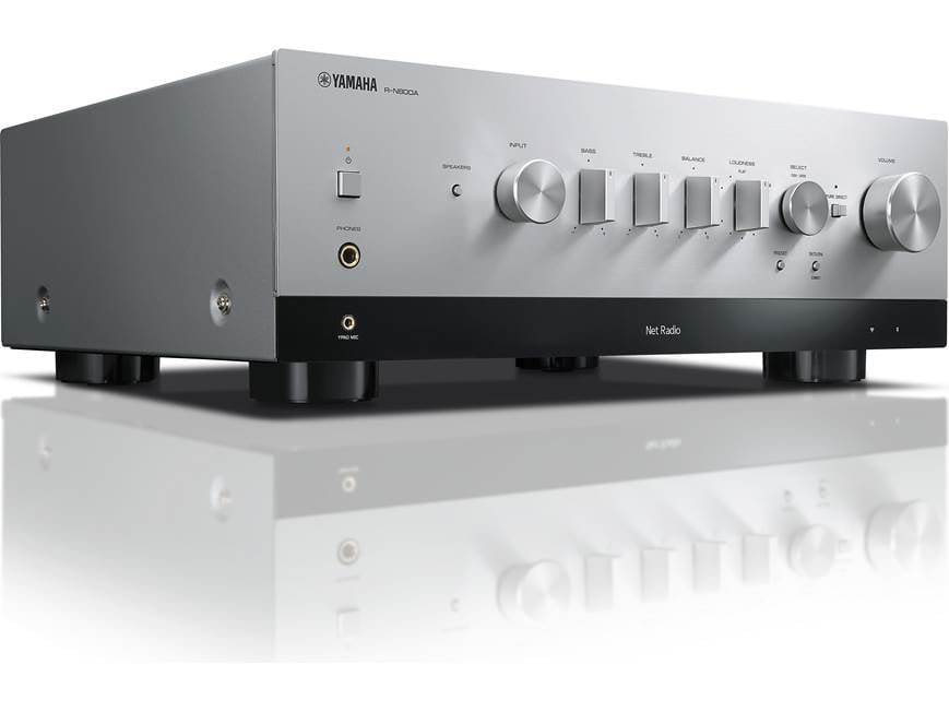 Yamaha R-N800A (Silver) Stereo receiver with Wi-Fi, Bluetooth® and