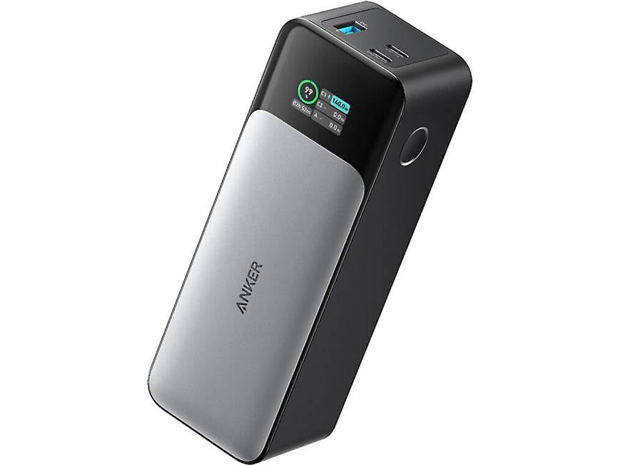 Anker 737 Power Bank 140-watt portable charger — two USB-C ports