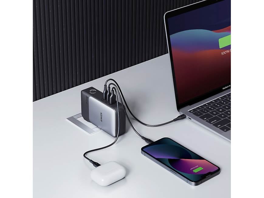 Anker 733 Power Bank Hybrid charger with 2 USB-C ports and 1 USB-A