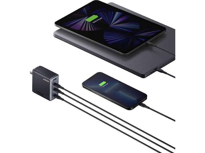 Anker 747 Charger (GaNPrime 150W)　未開封品 Amazon.com: Anker 150W Max USB C Charger Block, 4-Port Compact