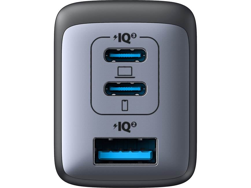 Anker 735 Charger (GaNPrime 65W) Wall charger with 2 USB-C ports