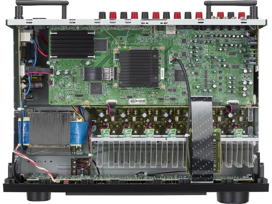 Denon AVR-X1800H 7.2-channel home theater receiver with Dolby