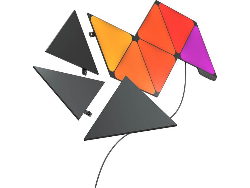 Nanoleaf Shapes Ultra Black Triangles Smarter Kit Base kit with 9