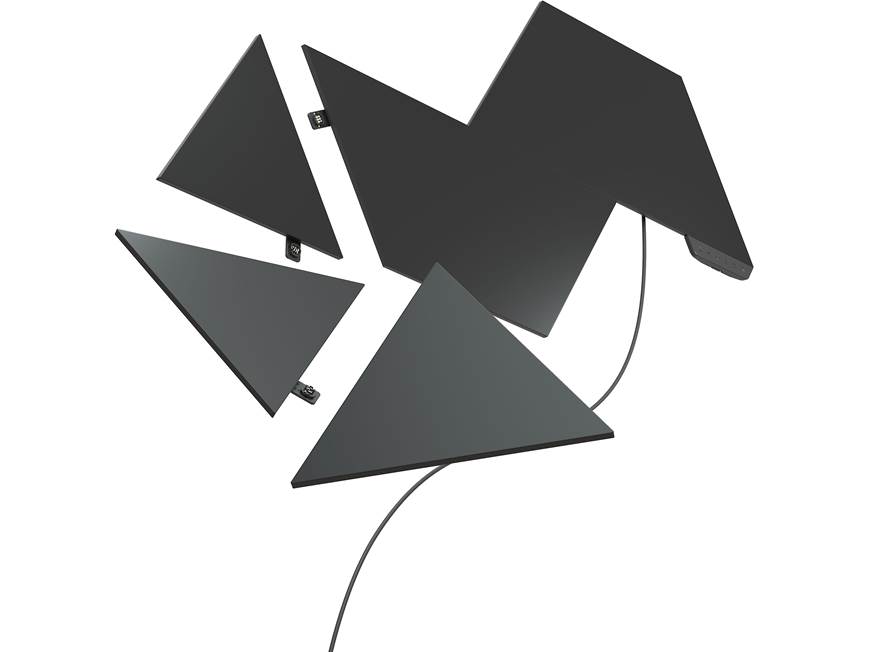 Nanoleaf Shapes Ultra Black Triangles Smarter Kit Base kit with 9