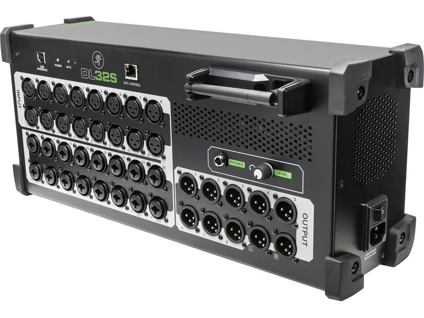 Mackie DL32S 32-channel digital mixer — rack-mountable stagebox
