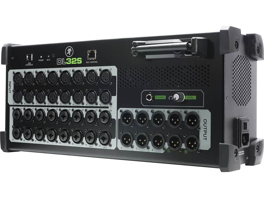 木村　Mackie DL32S ipad デジタルミキサー Mackie DL32S 32-channel digital mixer — rack-mountable stagebox