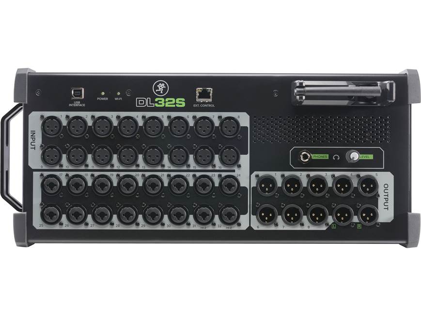 Mackie DL32S 32-channel digital mixer — rack-mountable stagebox