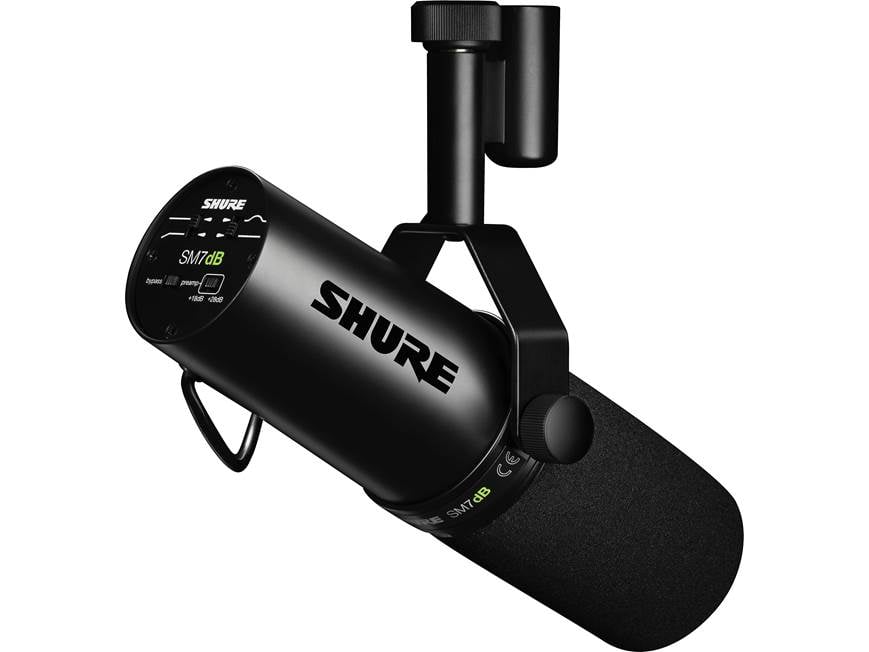 Shure SM7dB マイク Shure SM7dB Large-diaphragm cardioid dynamic microphone with built