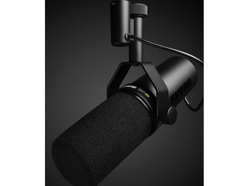 Shure SM7dB Large-diaphragm cardioid dynamic microphone with built