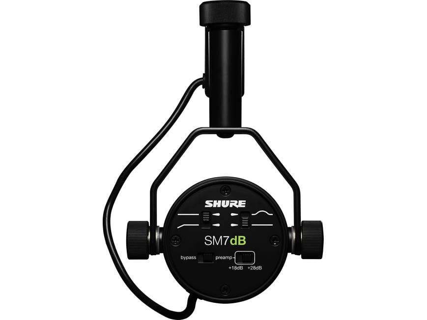 Shure SM7dB Large-diaphragm cardioid dynamic microphone with built
