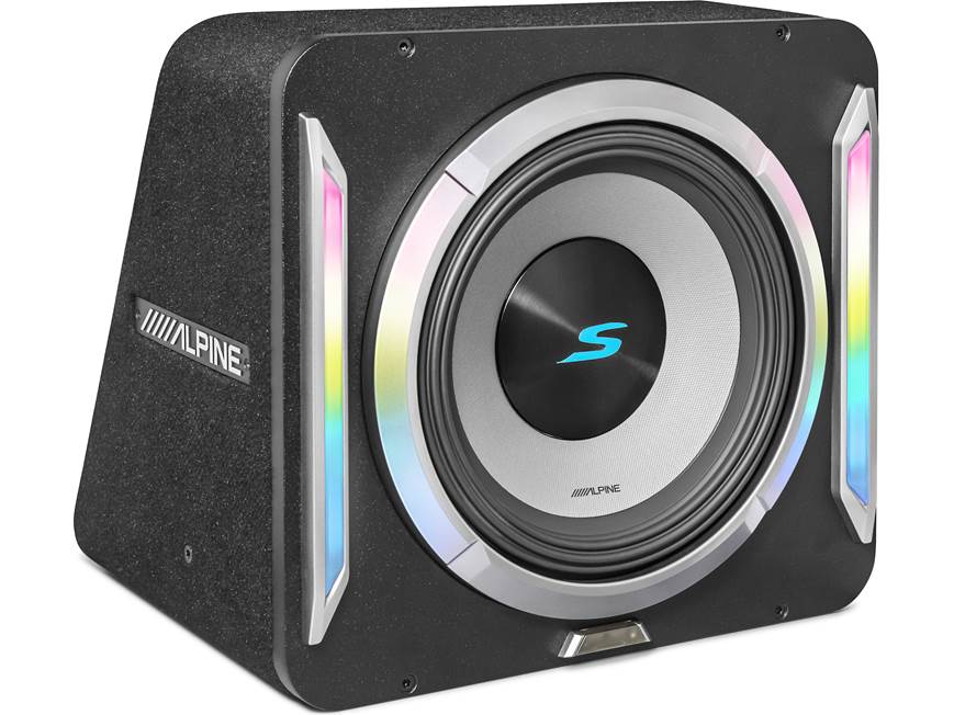 ALPINE R-J ウーファー LEDバックライト付き Alpine S2-SB12 PrismaLink® S2-Series sealed subwoofer enclosure