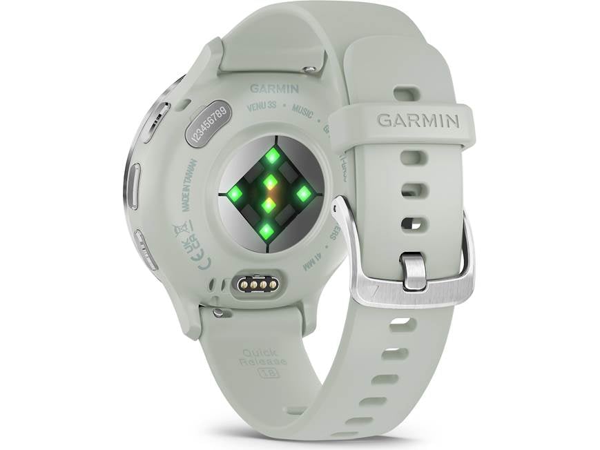 Garmin Venu 3S (Silver bezel, Sage Gray case and band) GPS 