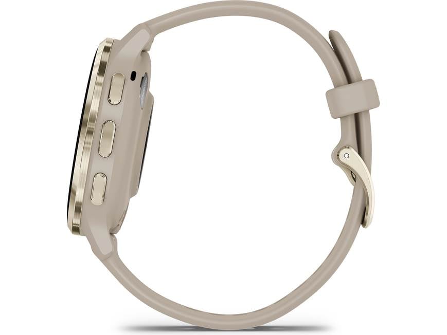 Garmin Venu 3S (Soft Gold bezel, French Gray case and band) GPS