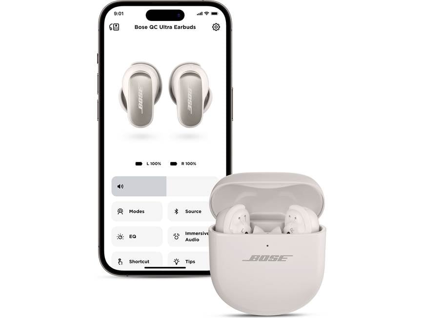 Bose QuietComfort Ultra Earbuds (White Smoke) True wireless noise