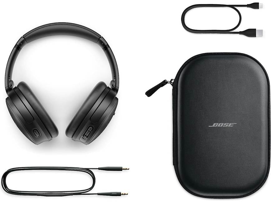 Bose QuietComfort Headphones (Black) Over-ear wireless noise