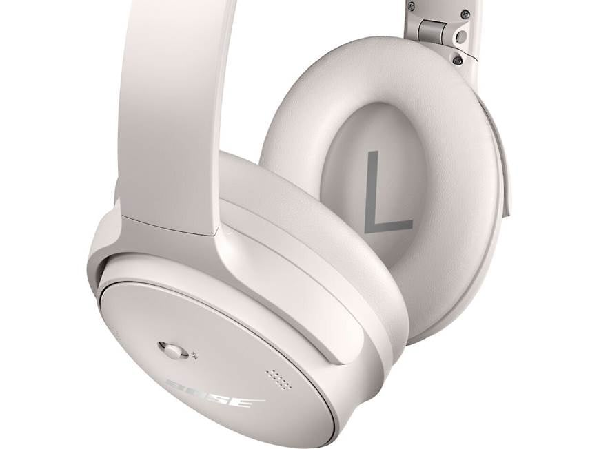 Bose QuietComfort Headphones (White Smoke) Over-ear wireless noise