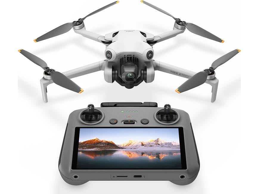 DJI Mini 4 Pro (with DJI RC 2 Remote) Aerial quadcopter with