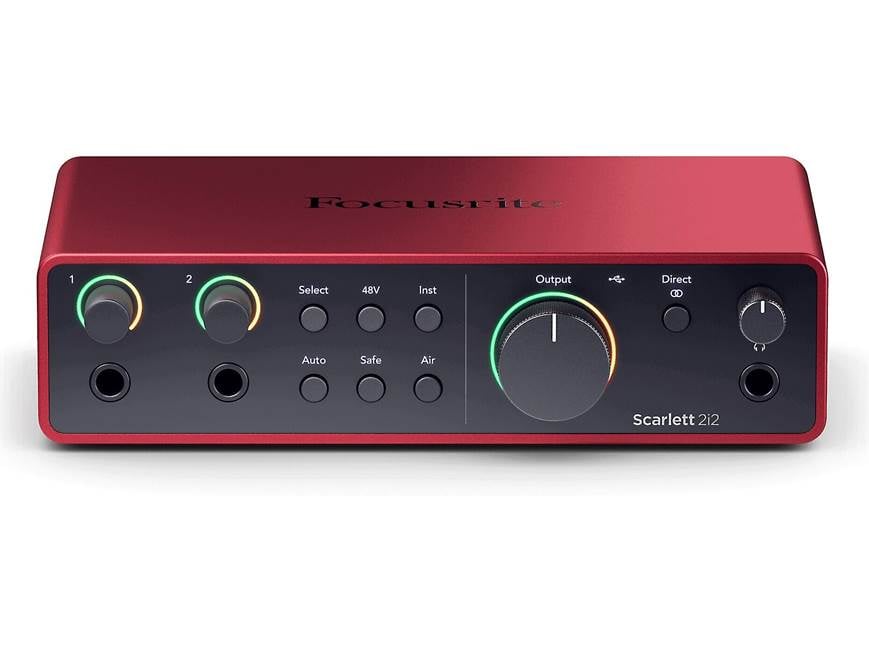 Focusrite Scarlett 2i2 (4th Generation) USB 2.0 (Type-C) audio