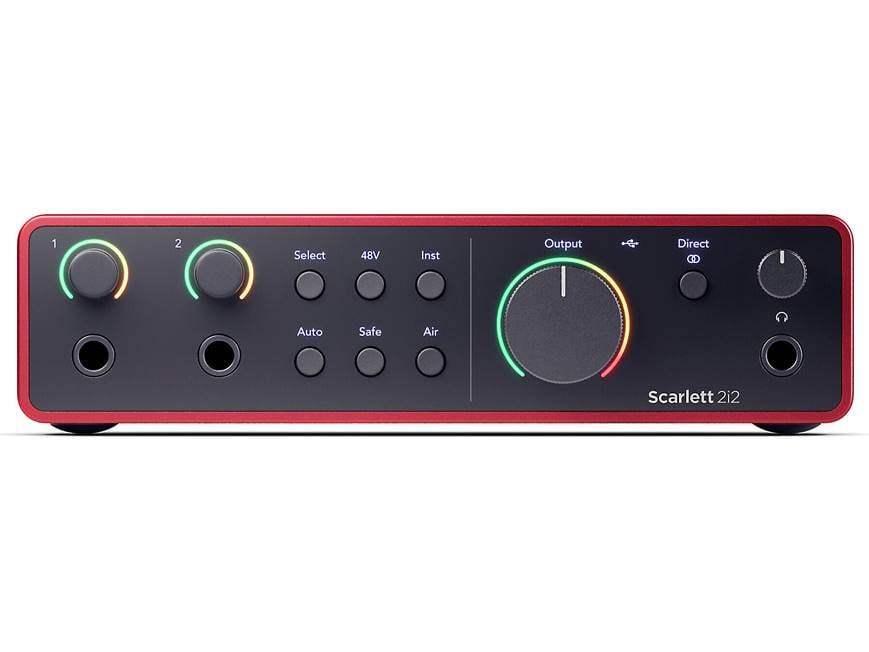 Focusrite Scarlett 2i2 Studio (4th Generation) Home recording