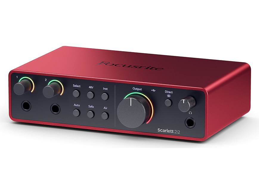 Focusrite Scarlett 2i2 Studio (4th Generation) Home recording