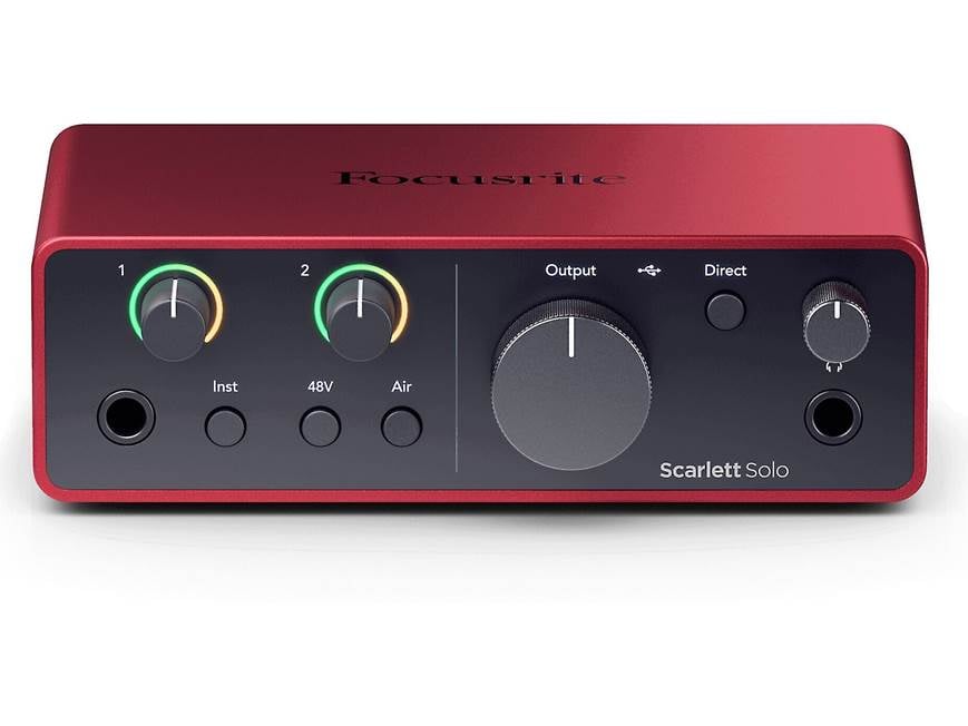 Focusrite Scarlett Solo Studio (4th Generation) Home recording