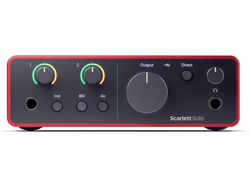 Focusrite Scarlett Solo Studio (4th Generation) Home recording