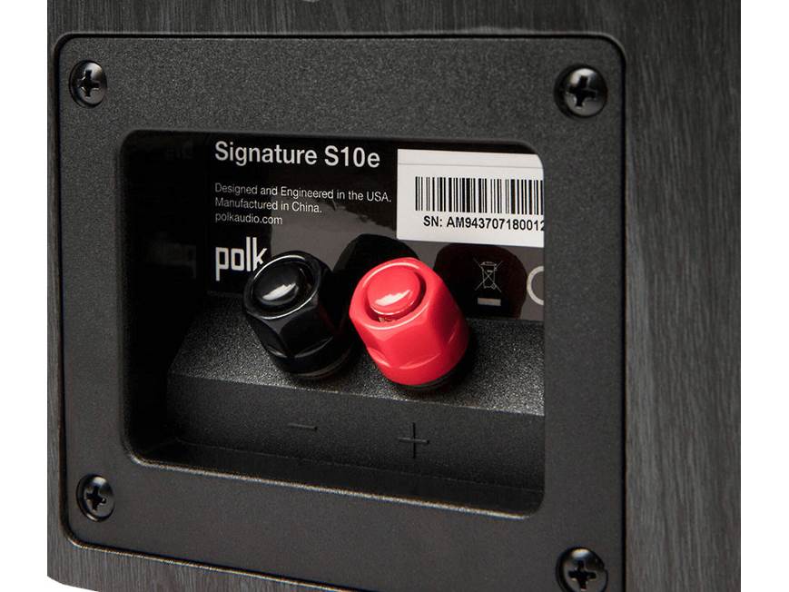 Polk Signature S10e Bookshelf speakers at Crutchfield