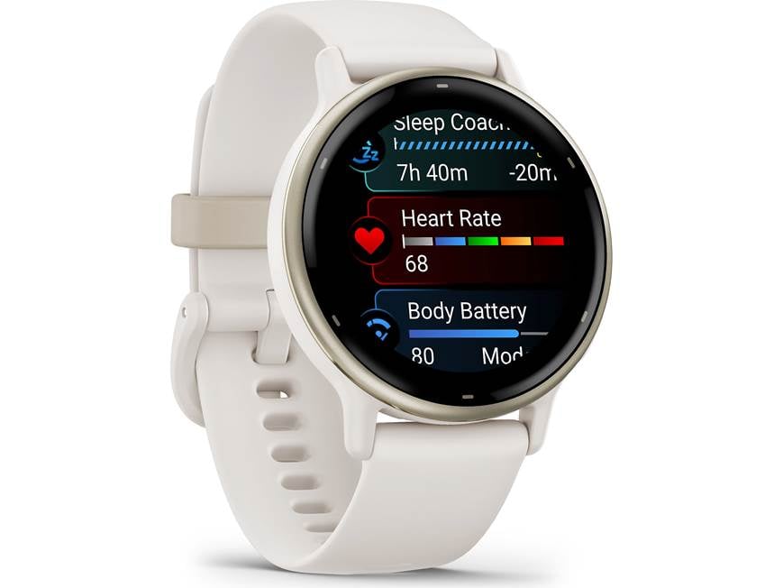 Garmin vivoactive 5 (Cream Gold bezel with Ivory case and Garmin vivoactive 5 (Cream Gold bezel with Ivory case and