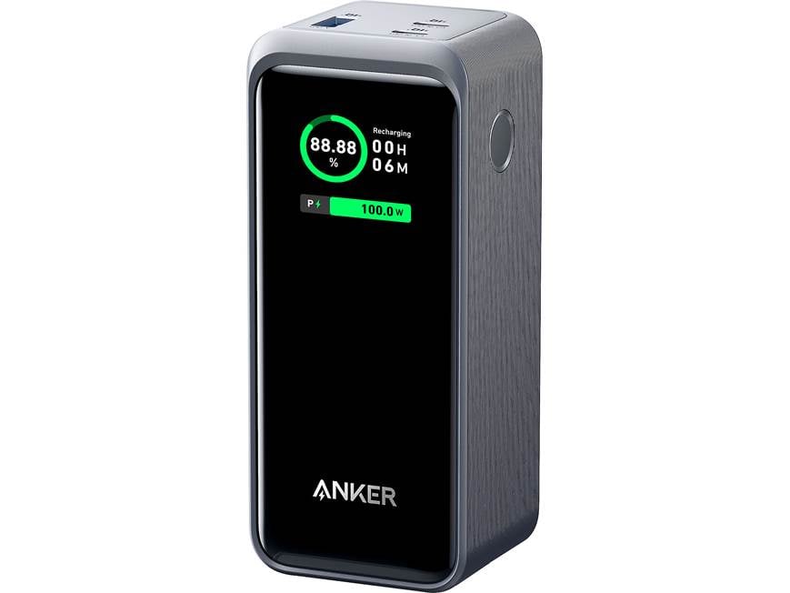 Anker Prime 20,000mAh Power Bank 200-watt portable charger — two