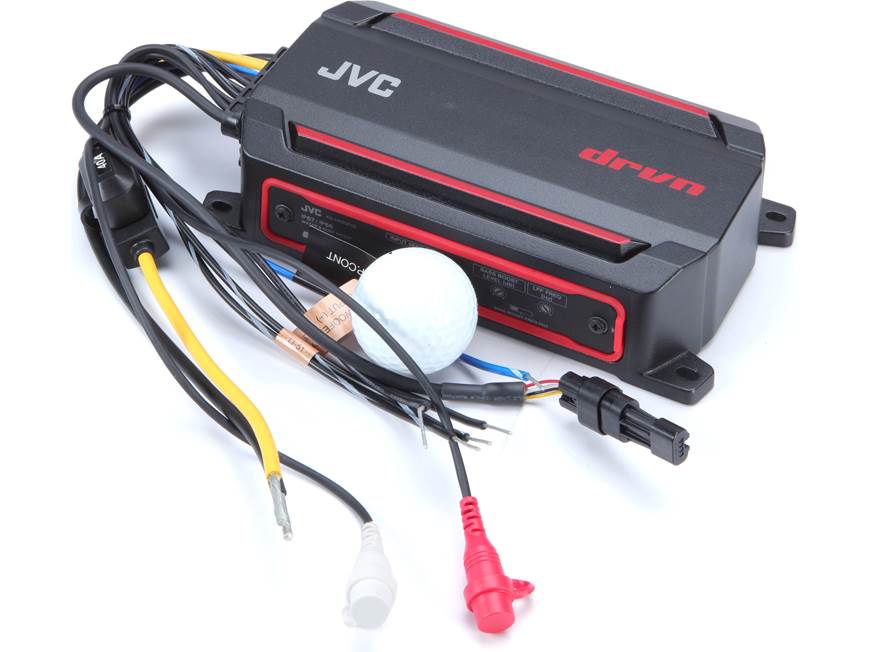 JVC KS-DR2001D drvn Series compact mono marine subwoofer amplifier