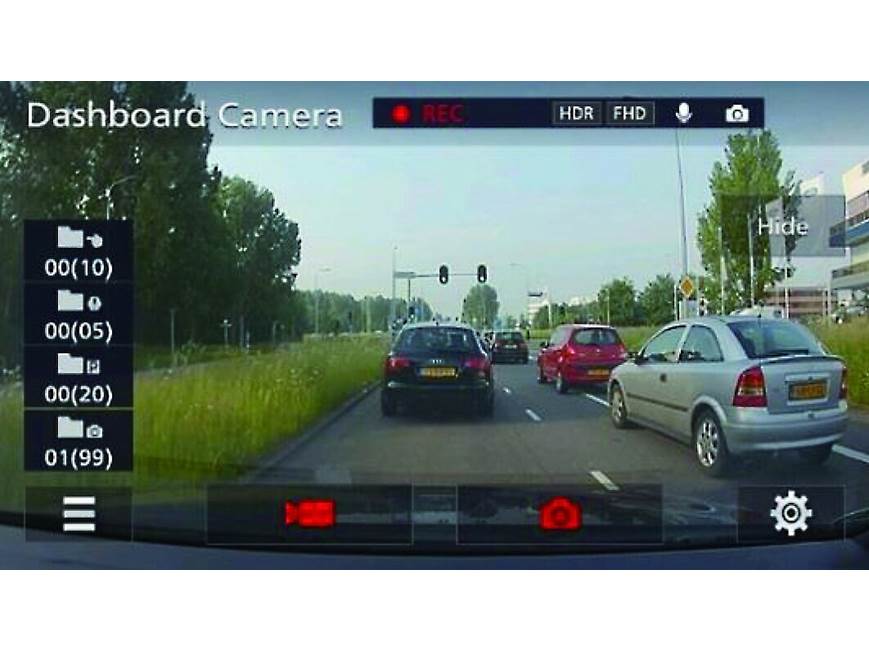 Kenwood DRV-N520 Drive Recorder HD dash cam for use with select