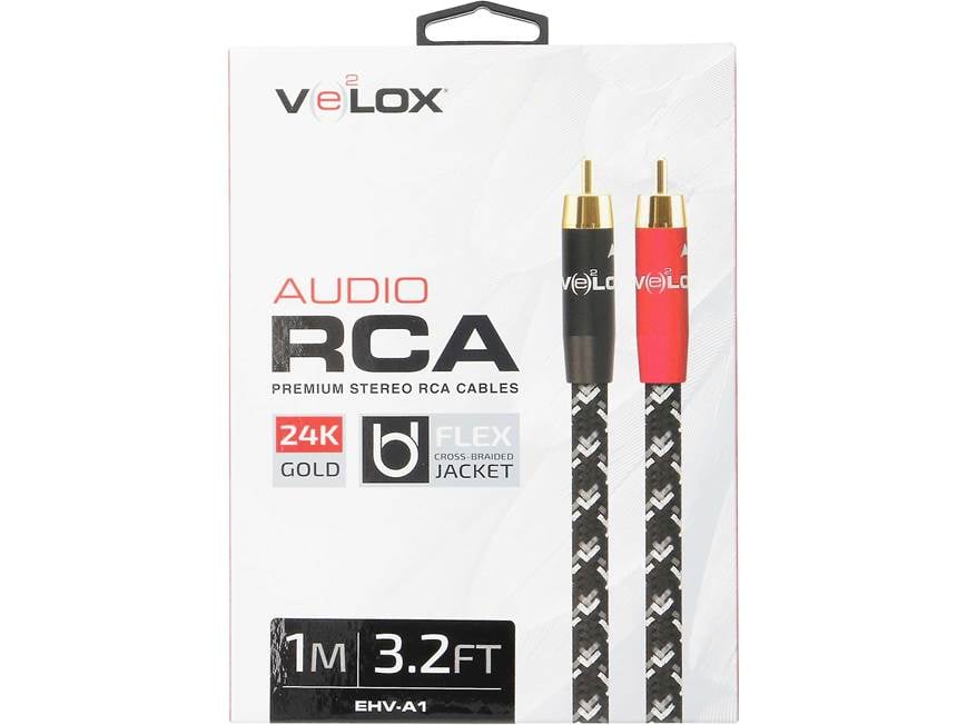 Ethereal Velox Stereo RCA Audio Cable (1 meter/3.3 feet) Pair of Ethereal Velox Stereo RCA Audio Cable (1 meter/3.3 feet) Pair of