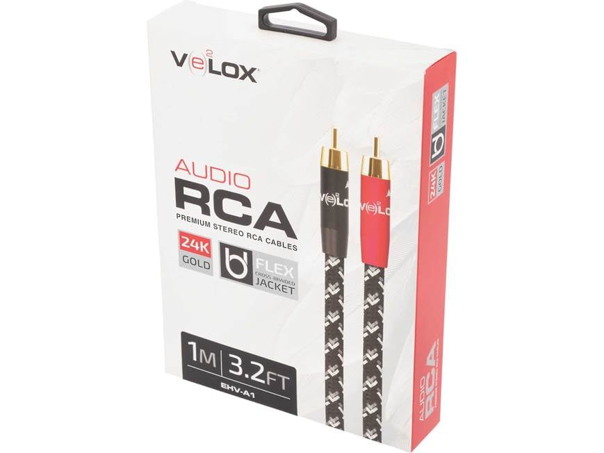 2本セット RCA 12AX7 ECC83 転用元箱付 新品？ 未使用？ Ethereal Velox Stereo RCA Audio Cable (1 meter/3.3 feet) Pair of