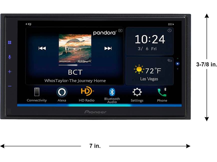 Pioneer DMH-WC5700NEX Digital multimedia receiver at Crutchfield