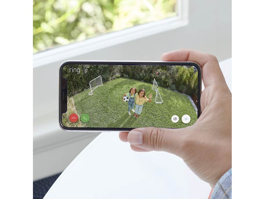 Ring Spotlight Cam Plus Plug-in (White) AC-powered security camera