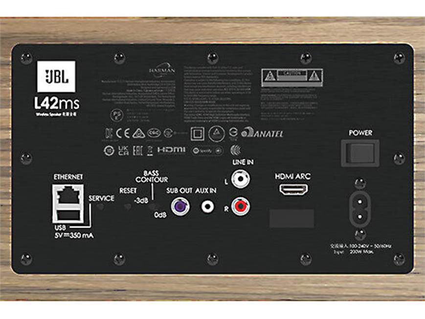 JBL L42ms (Walnut) Integrated music system with Bluetooth®, Apple