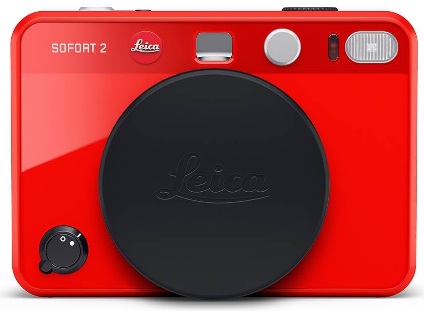 Leica Sofort 2 (Red) Hybrid instant camera with print function and