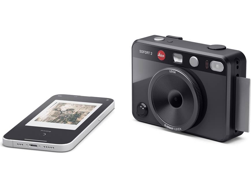 Leica Sofort 2 (Black) Hybrid instant camera with print function