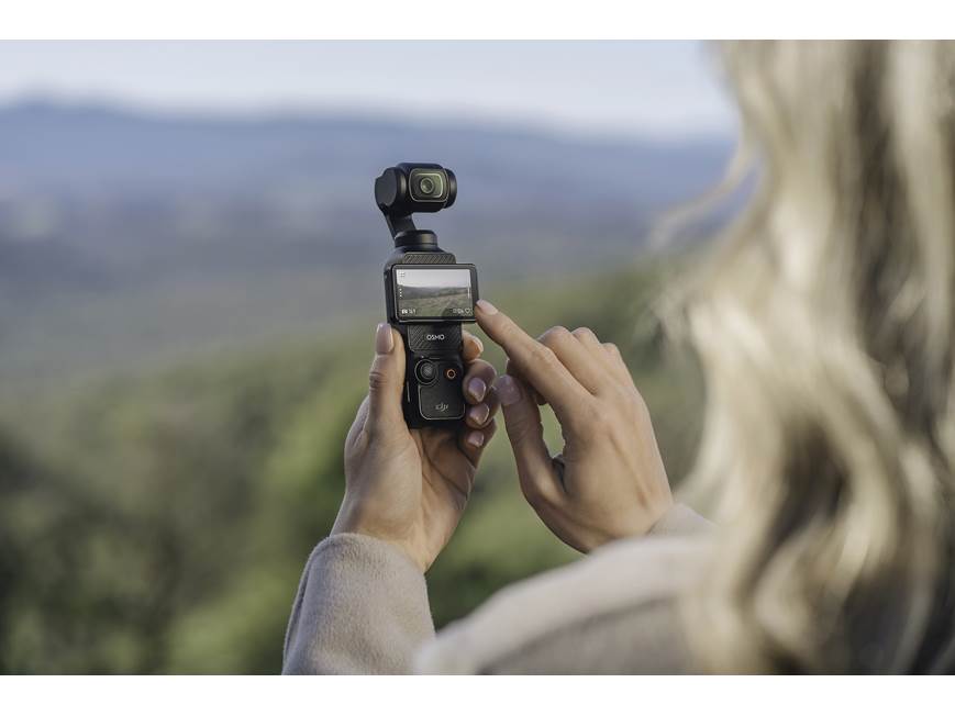 DJI Osmo Pocket 3 Creator Combo Handheld, gimbal-mounted 4K camera