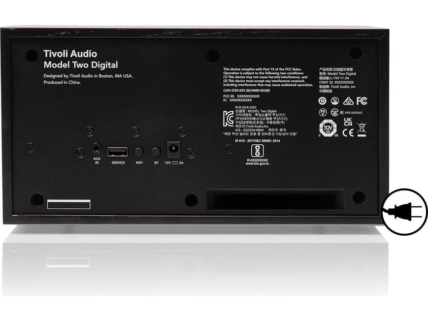 Tivoli Audio Model Two Digital (Black/Black) Powered speaker with