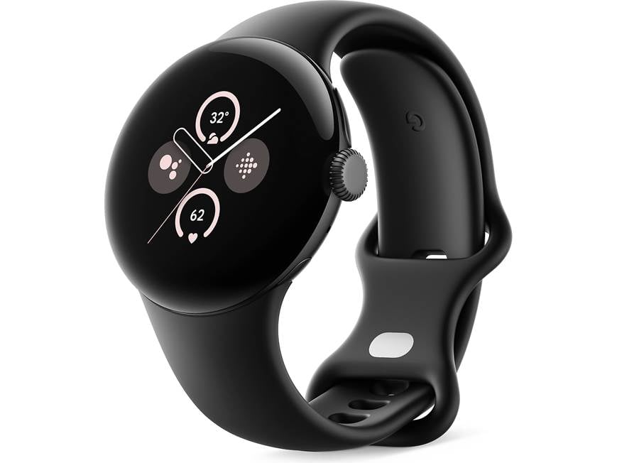 Google Pixel Watch 2 (Matte Black case and Obsidian Active band
