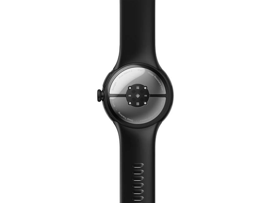 Google Pixel Watch 2 (Matte Black case and Obsidian Active band