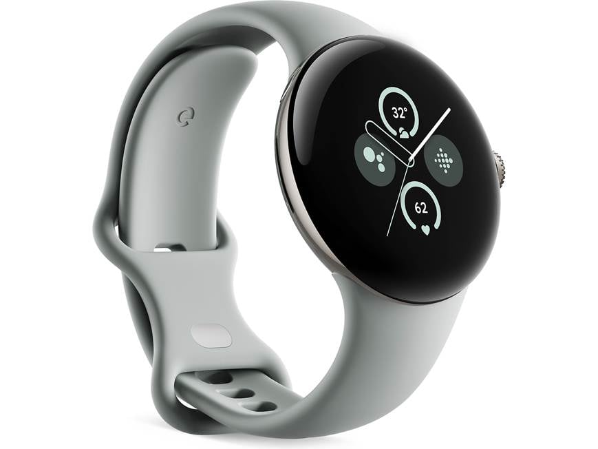 Google Pixel Watch 2 (Champagne Gold case and Hazel Active band
