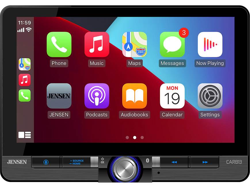 Jensen CAR813 Digital multimedia receiver at Crutchfield