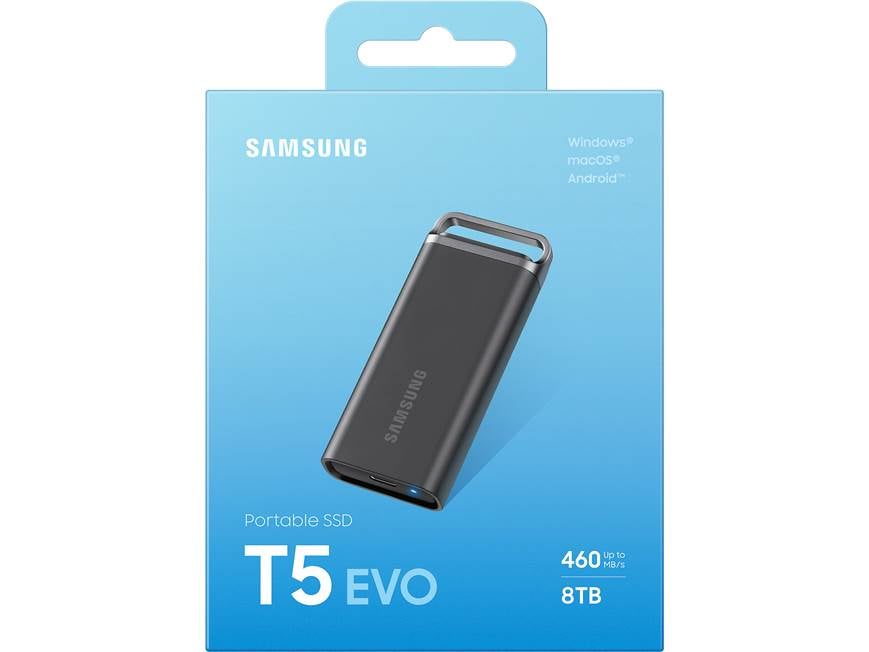 SAMSUNG T5 EVO Portable SSD 8TB - Thumbnail 2