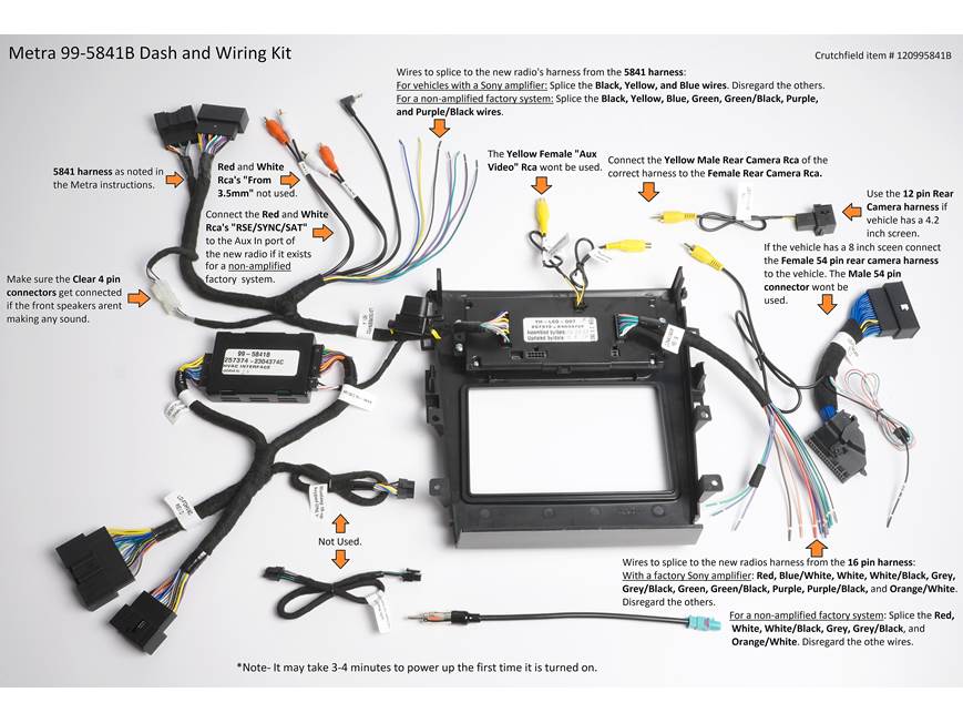 Metra 99-5841B Dash and Wiring Kit (Black) Install a new car