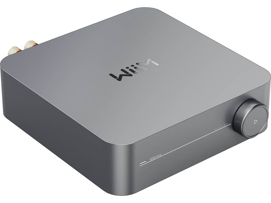 WiiM Amp (Space Gray) Wireless streaming amplifier with Bluetooth